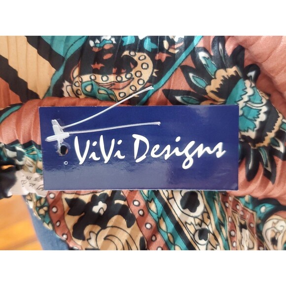 Vivi Designs One Size V-Neck Dolman Sleeve Paisley Kimono Bohemian Artsy Gypsy - Picture 10 of 10